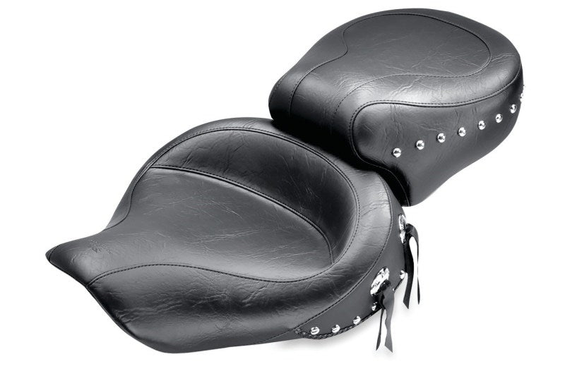 Mustang 75536 Harley Dyna Wide Touring 1PC Seat - Black