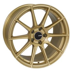 Enkei 499-880-8045GG TS10 18x8 45mm Offset 5x100 Bolt Pattern 72.6mm Bore Dia Gold Wheel