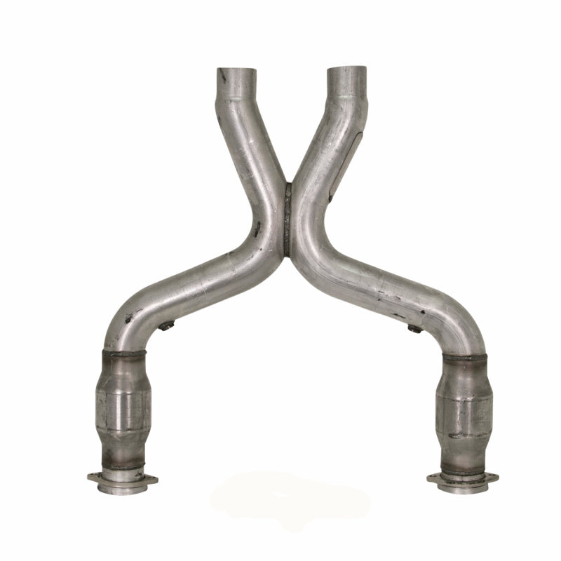 BBK 1658 Mustang 5.0 Short Mid X Pipe With Catalytic Converters 3.0 For BBK Long Tube Headers