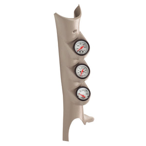 AutoMeter 7098 Autometer 03-09 fits Dodge Ram Taupe Triple Pillar Phantom Gauge Kit
