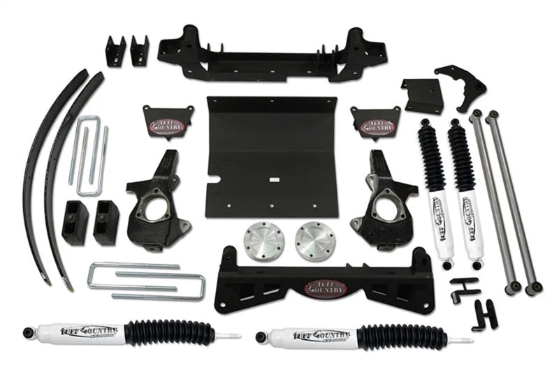 Tuff Country 16959KN 99-05 fits Chevy Silverado 1500 4x4 6in Lift Kit (w/3pc Sub Frame SX8000 Shocks)