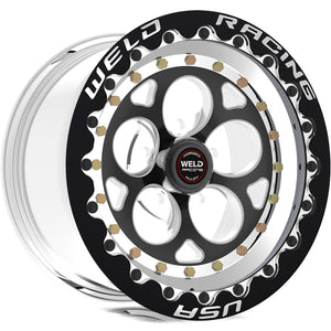 Weld 792B510212F Magnum III 15x10 / 5x4.5 BP / 6.5in. BS Black Wheel - Black