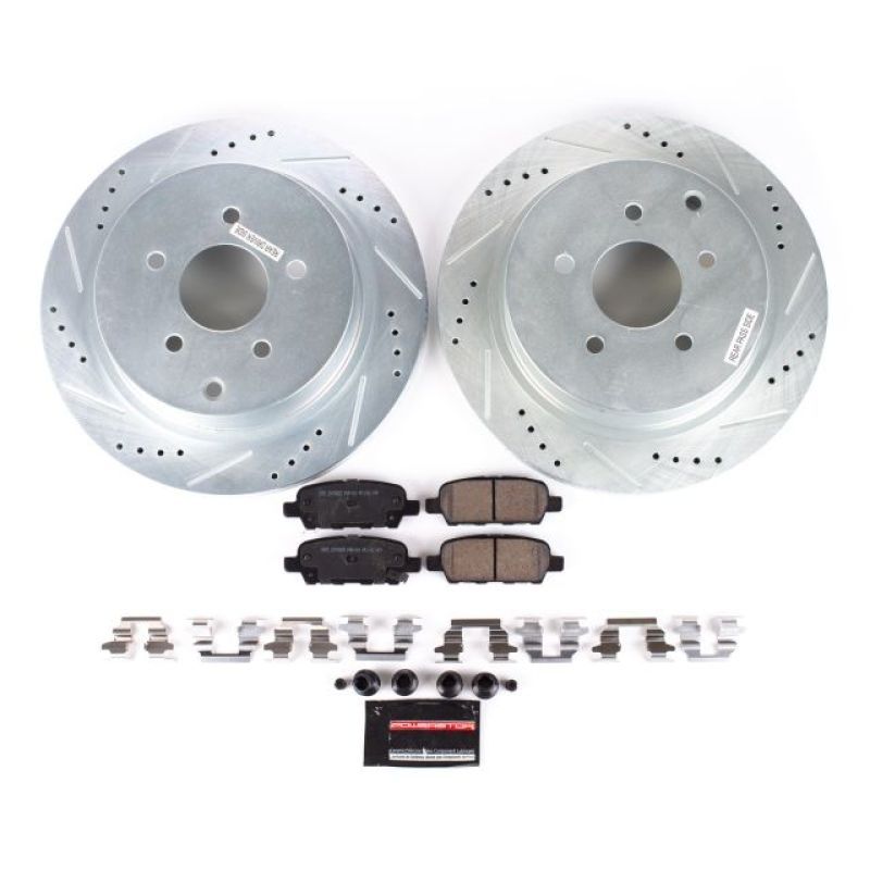 PowerStop K2427 fits Infiniti 03-12 FX35 Rear Z23 Evolution Sport Brake Kit