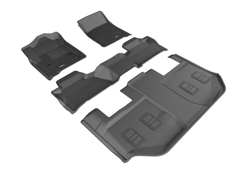 3D MAXpider 2015-2020 fits Honda Fit/Hr-V Kagu 1st Row Floormat - Black