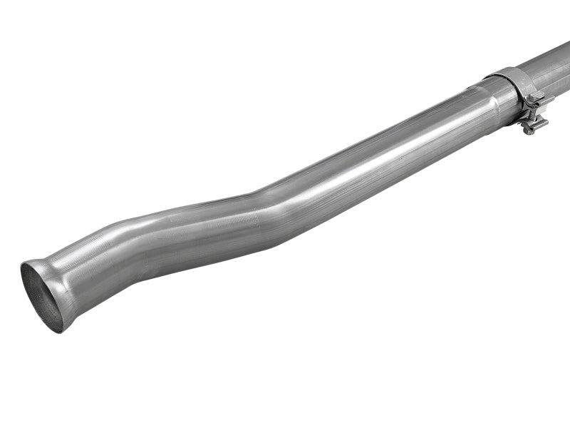 AFE 49-48077 orce-Xp 2-1/2in 409 Stainless Steel Mid-Pipe w/Resonator Delete 18