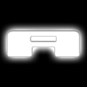 ORACLE Lighting 3140-A-001 Universal Illuminated LED Letter Badges