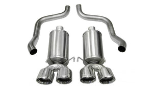 CORSA Performance 14470 Corsa 2009-2013 fits Chevrolet Corvette C6 6.2L V8 Polished Xtreme Axle-Back Exhaust
