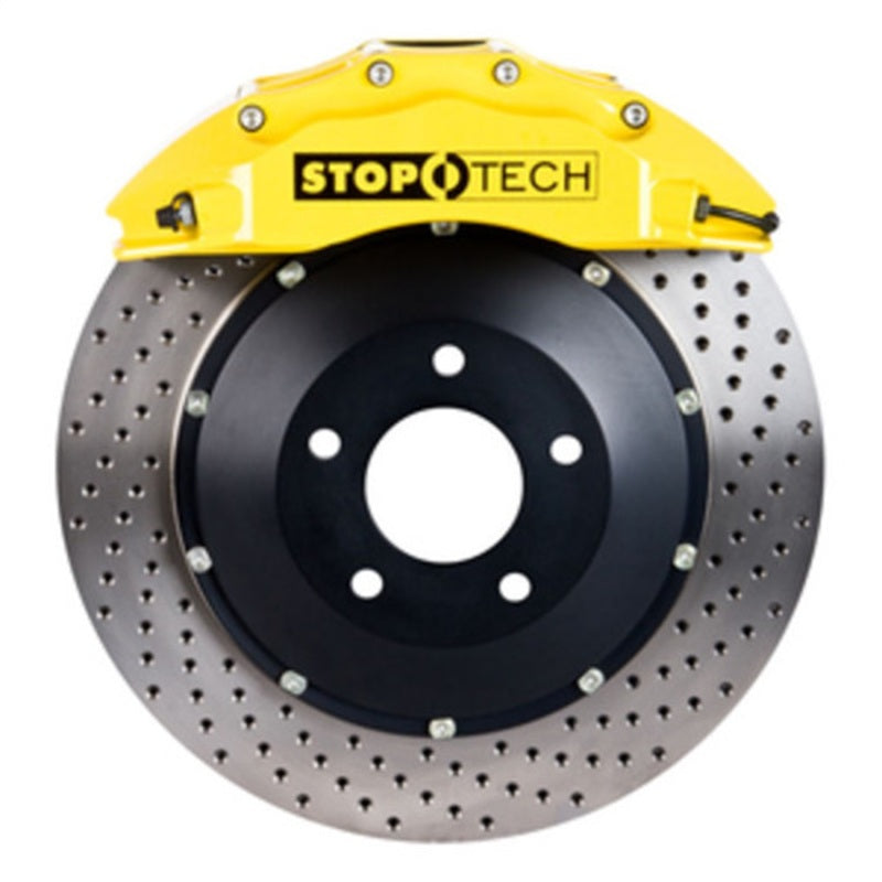 StopTech 83.160.6D00.82 fits BMW 08-13 M3/11-12 1M Coupe Front BBK w/ Yellow ST-60 Calipers Drilled 380x35mm Rotor