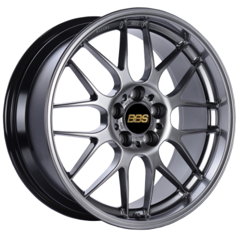 BBS RG785DBK RG-R 17x7.5 5x112 ET48 Diamond Silver Wheel - 82mm PFS/Clip Required