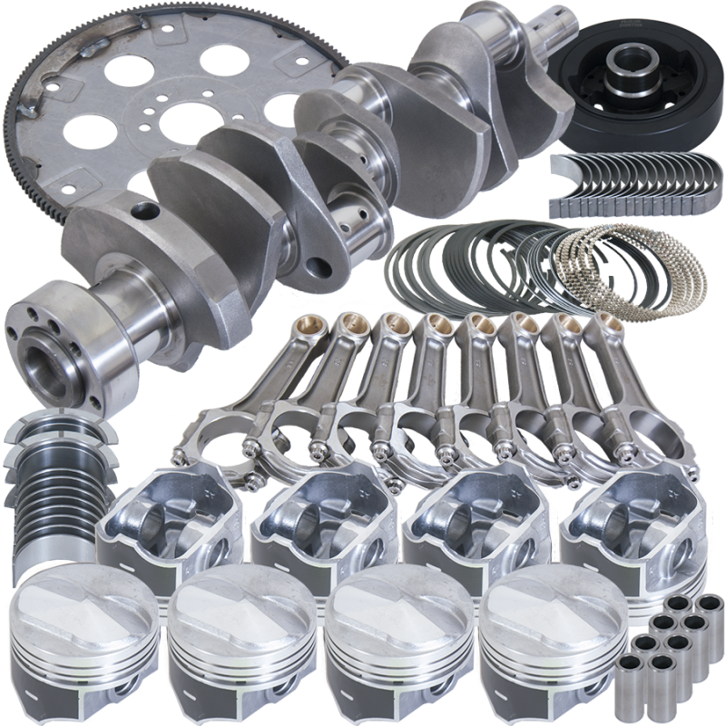 Eagle B18401L060 fits Chevy 454 1Pc 4.000in Crank 6.135in I-Beam Rods 4.310in Pistons 168 Tooth FP Balanced Assembly