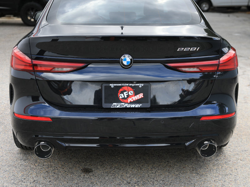 aFe 49-36355-B MACHForce XP Exhausts Axle-Back 21-24 fits BMW 228i 2.0T (SS w/ Black Tips)