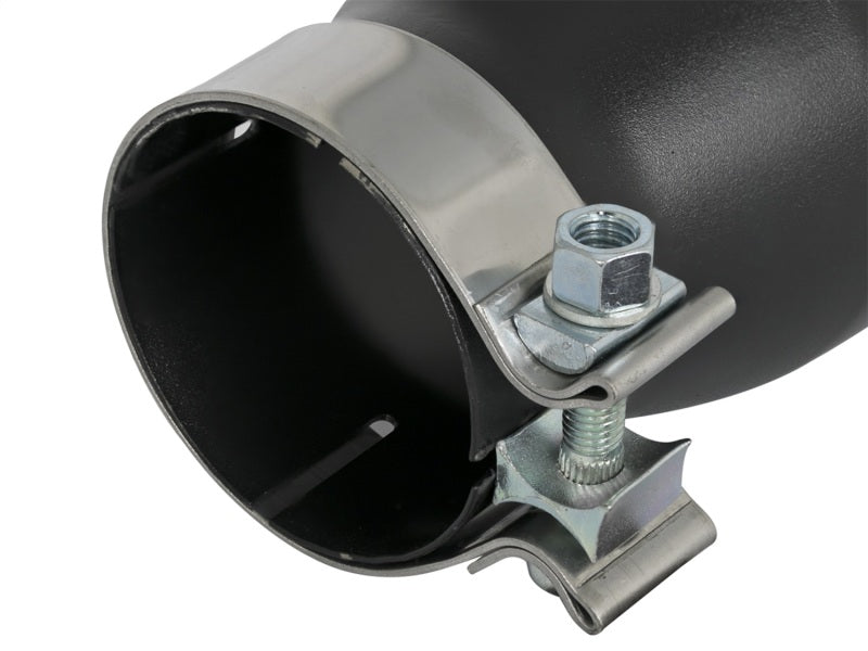 AFE 49T30452-B09 orce-Xp 409 SS Exhaust Tip Black (Left Side) 3in In x 4-1/2in
