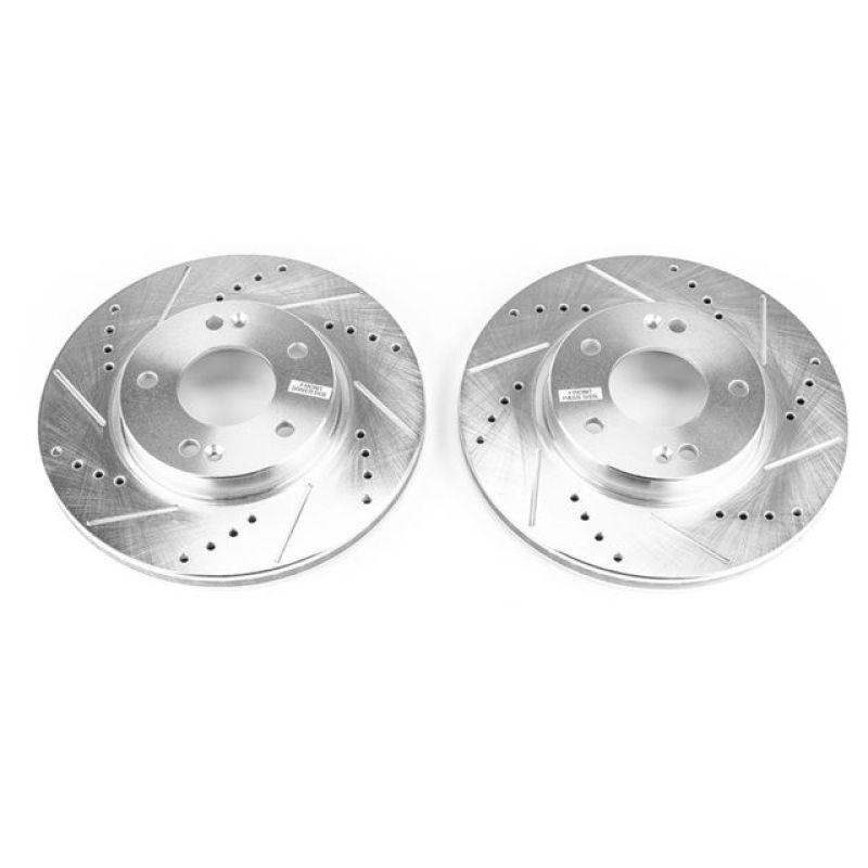 PowerStop fits Hyundai 17-19 Ioniq Front Evolution Drilled & Slotted Rotors -