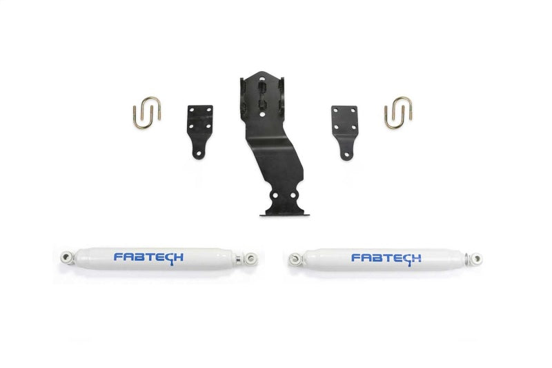 Fabtech FTS22301 fits Ford 17-20 Superduty 4WD Performance Dual Steering Stabilizer Kit