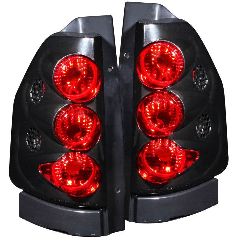 ANZO 211093 2008 Gmc Envoy Taillights Black