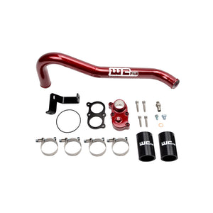 Wehrli WCF100420-RED 06-10 Duramax LBZ/LMM Thermostat Housing Kit - WCFab Red