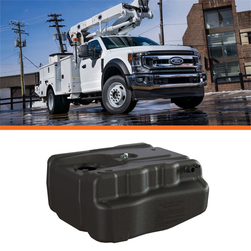 fits Titan Fuel Tanks 4020217 17-22 Ford F-350/F-450/F-550 40 Gallon After-Axle Auxiliary Fuel Tank System