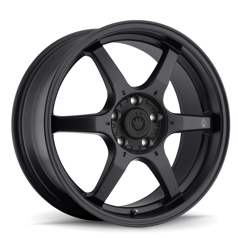 Konig BC56100385 Backbone 15x6.5 4x100 ET38 Matte Black Milling Logo on Spoke