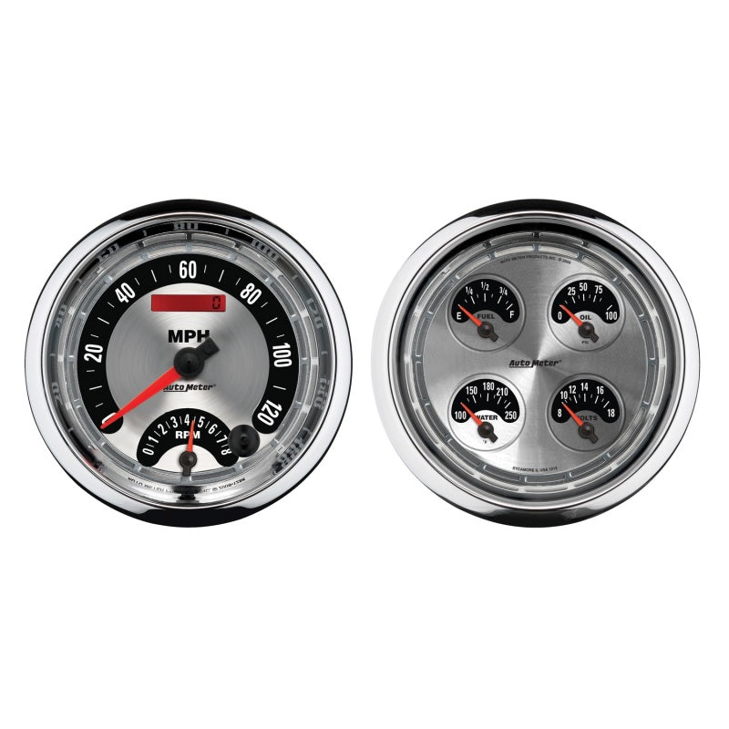 AutoMeter 1205 5inch Kit Box - Tach Speedo Combo / Oil Pressure / Water Temp / Volt / Fuel Leve