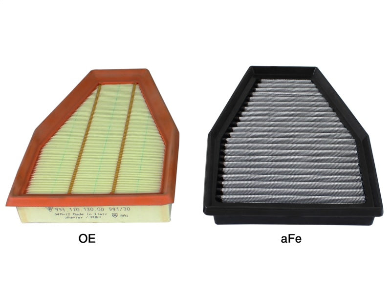 AFE 31-10242  FLOW OE Replacement Air Filter Pro DRY S 12-15 fits Porsche 911 (