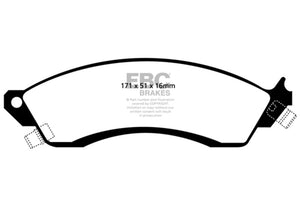 EBC UD412 85-88 fits Chevrolet Camaro (3rd Gen) 2.8 (Performance Package) Ultimax2 Front Brake Pads