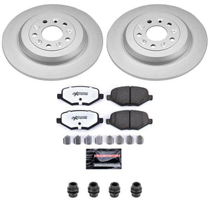 Power Stop 11-12 Ford Edge Rear Z36 Coated Truck & Tow Brake Kit
