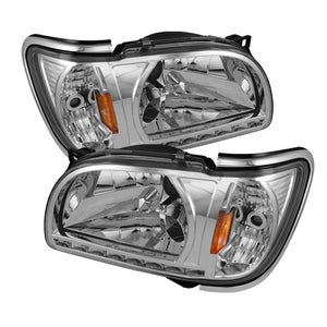 5056368 Xtune fits Toyota 01-04 Tacoma 1 Piece w/ Chrome Trim Corner Crystal H