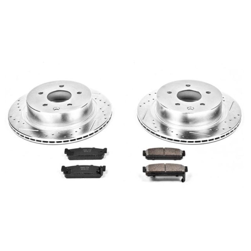 PowerStop K5032 fits Infiniti 03-04 M45 Rear Z23 Evolution Sport Brake Kit