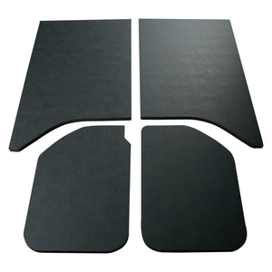 DEI  50160 fits Jeep 11-18 Wrangler JK 2-Door Boom Mat Headliner - 4 Piece - Bla