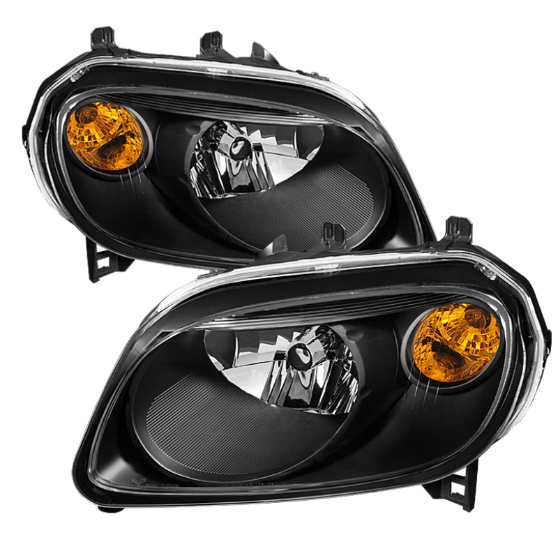 9023828 Xtune fits Chevy 06-20 Hhr 2011 Crystal Headlights Black HD-JH-CHHR06-
