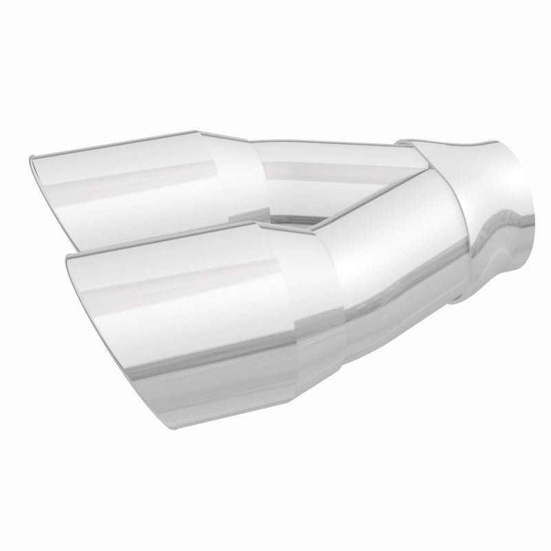 MagnaFlow 35226 Double Wall 3in Dual Round Polished Tip 2.25in Inlet