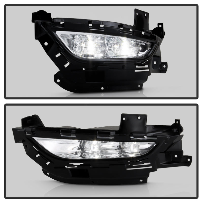 Spyder 5086945 fits Chrysler 15-20 200 2016 OEM Style Full LED Fog Lights W/Uni
