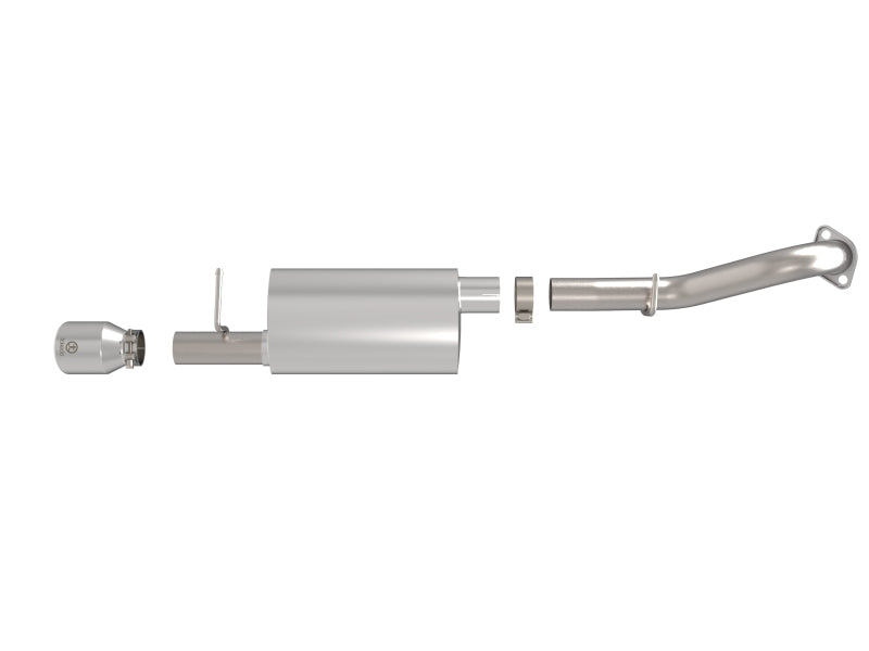 aFe 49-36083-P 14-19 fits Toyota Corolla 1.8L Takeda 2.5in 304SS Axle-Back Exhaust w/ Polished Tip