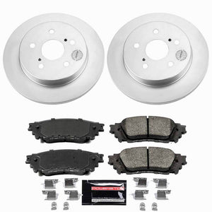 Power Stop 15-17 Lexus NX200t Rear Z23 Coated Brake Kit