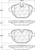 Stoptech 305.1473 11-17 BMW X3 Street Performance Rear Brake Pads