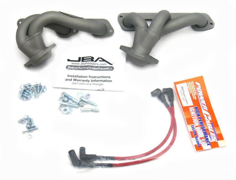 JBA 1528SJT fits Jeep 07-11 3.8L V6 1-1/2in Primary Ti Ctd Cat4Ward Header