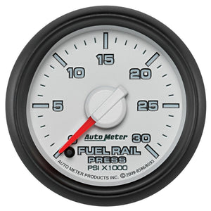 AutoMeter 8593 Autometer Factory Match Diesel Fuel Rail Pressure Gauge 52.4mm 0-30K PSI SE, Cummins 6.7 L, fits Dodge