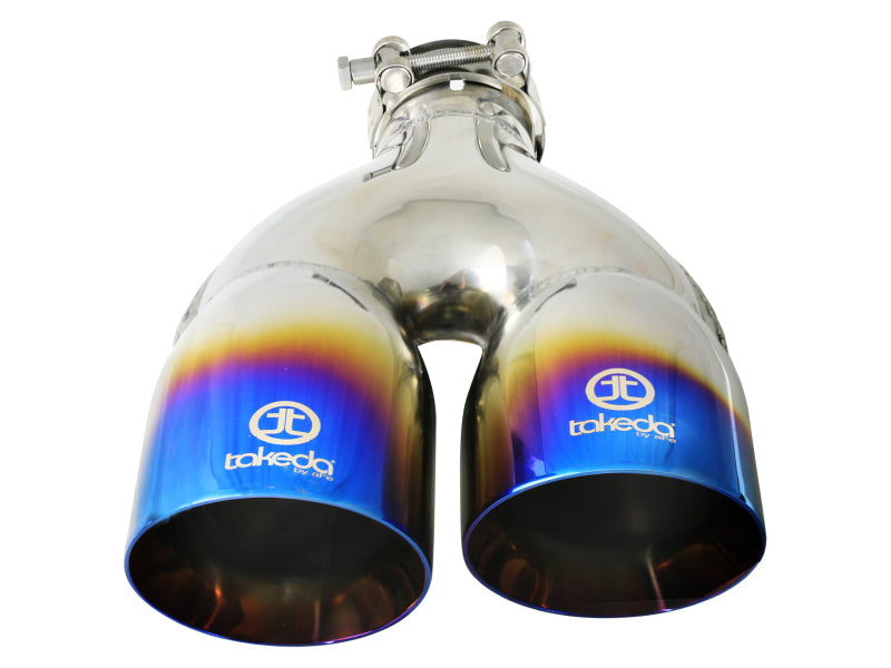 AFE 49T25484-L121  2.5in 304 Stainless Steel Clamp-on Exhaust Tip Passenger Sid