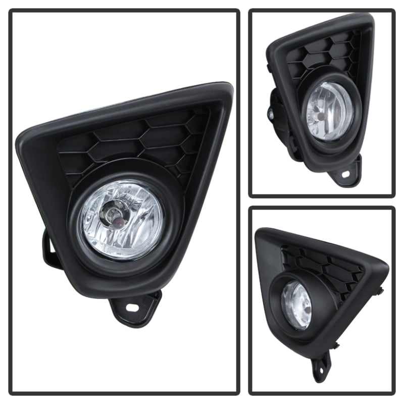 Spyder 5080264 fits Mazda 12-20 CX-5 2015 OEM Fog Light W/Universal Switch- Cle