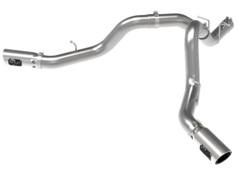 AFE 49-44126-P Bore-HD 4in 409SS DPF-Back Exhaust System w/Polished Tips 20 fit