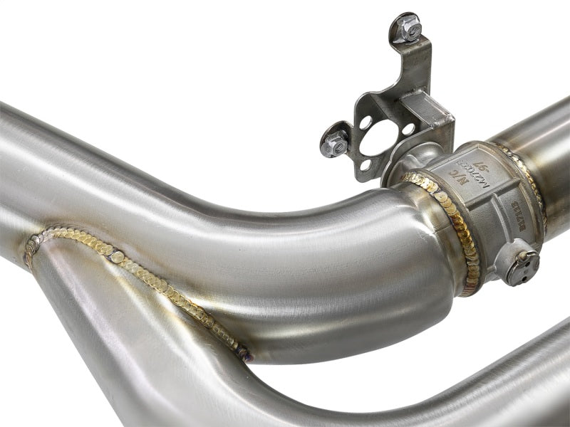 AFE 49-36342-P orce-Xp 3.5in. 304 SS C/B Exhaust w/o Muffler 15-18 fits BMW X5