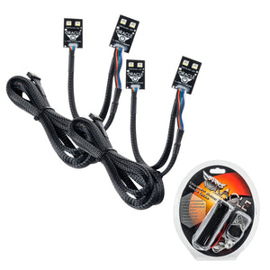 ORACLE Lighting 1454-330 Oracle 2021 fits Ford Bronco Sport RGB+W Headlight DRL + Halo - ColorSHIFT w/ RF Controller
