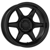 Kansei K11SB-158010+25 K11B Tandem 15x8in / 4X100 BP / 25mm Offset / 73.1mm Bore - Satin Black
