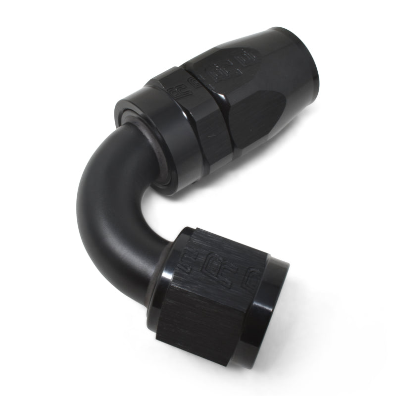 Russell 613405 Performance -6 AN Black 120 Degree Full Flow Swivel Hose End
