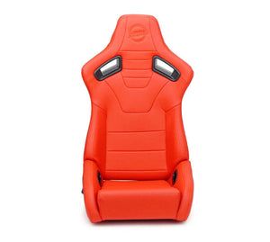 NRG RSC-750RD RSC-750RD/BK L/R Omega Reclinable Racing Seat Red with Black