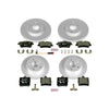 Power Stop ESK6703 fits Mercedes-Benz SLK280 Front and Rear Eurostop Brake Kit