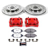 Power Stop KC6496 36 13 fits Nissan Pathfinder Front Z36 Truck & Tow Kit w/Cals