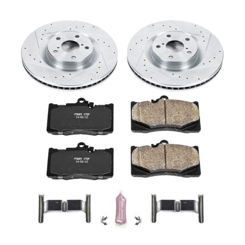 PowerStop K5868 fits Lexus 09-11 GS350 Front Z23 Evolution Sport Brake Kit