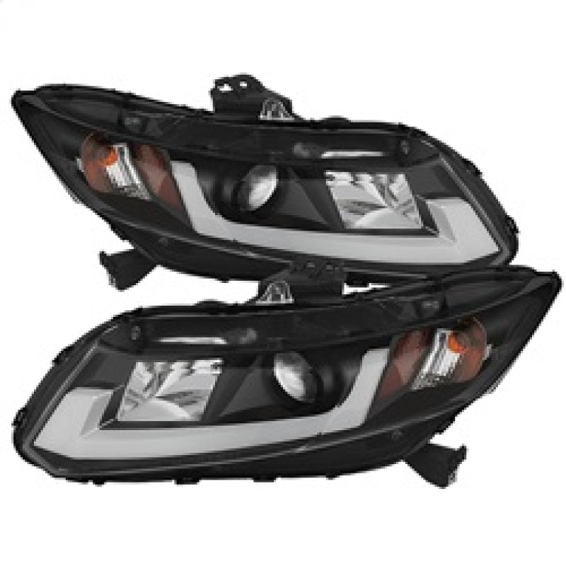 Spyder 5076519 fits Honda 12-14 Civic (Excl. 2014 Coupe) Projector Headlights L