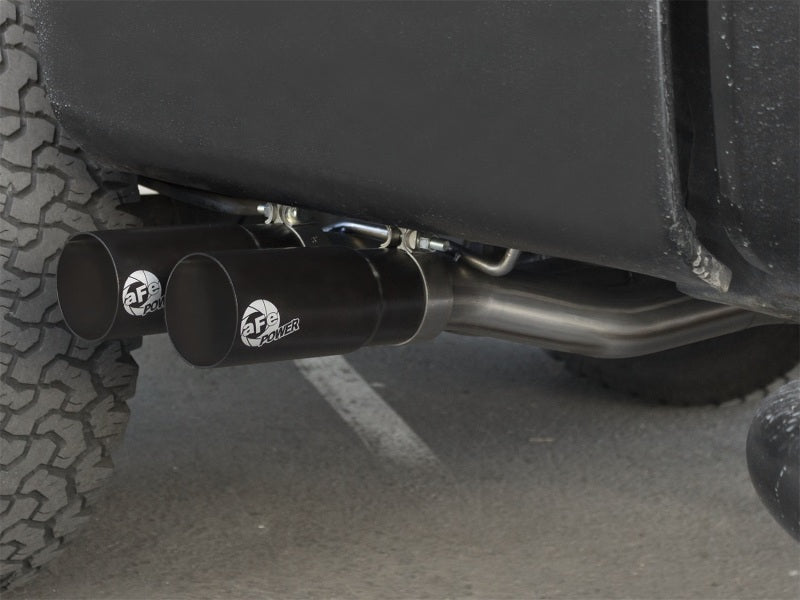 AFE 49-43079-B Exhausts Cat-Back SS fits Ford F-150 04-08 V8 4.6/5.4L w/ Black